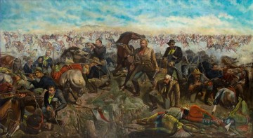 Artworks in 150 Subjects Painting - custers last stand Indiana